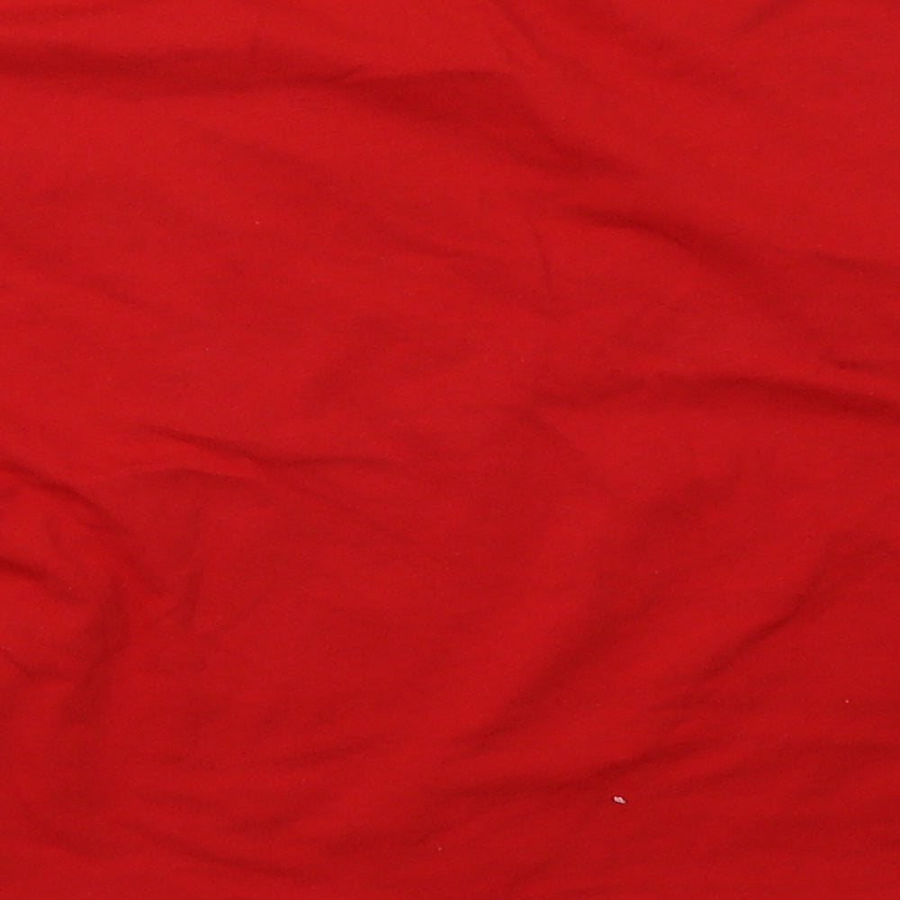 Primark Womens Red   Cropped T-Shirt Size 12