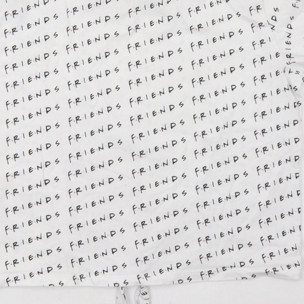 Primark Girls White Polka Dot  Basic T-Shirt Size 13-14 Years  - Friends