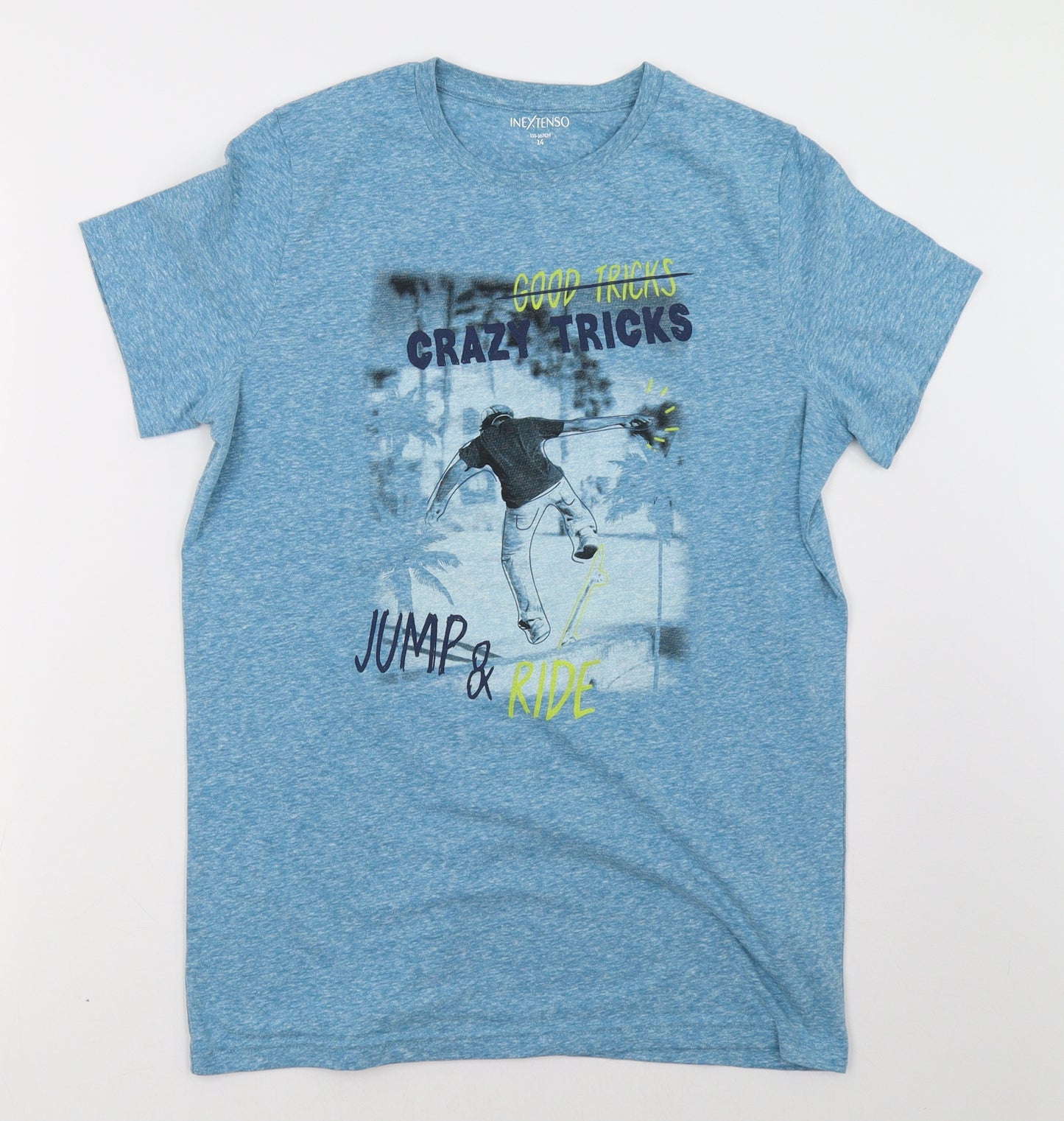 inextenso Womens Blue   Basic T-Shirt Size 14