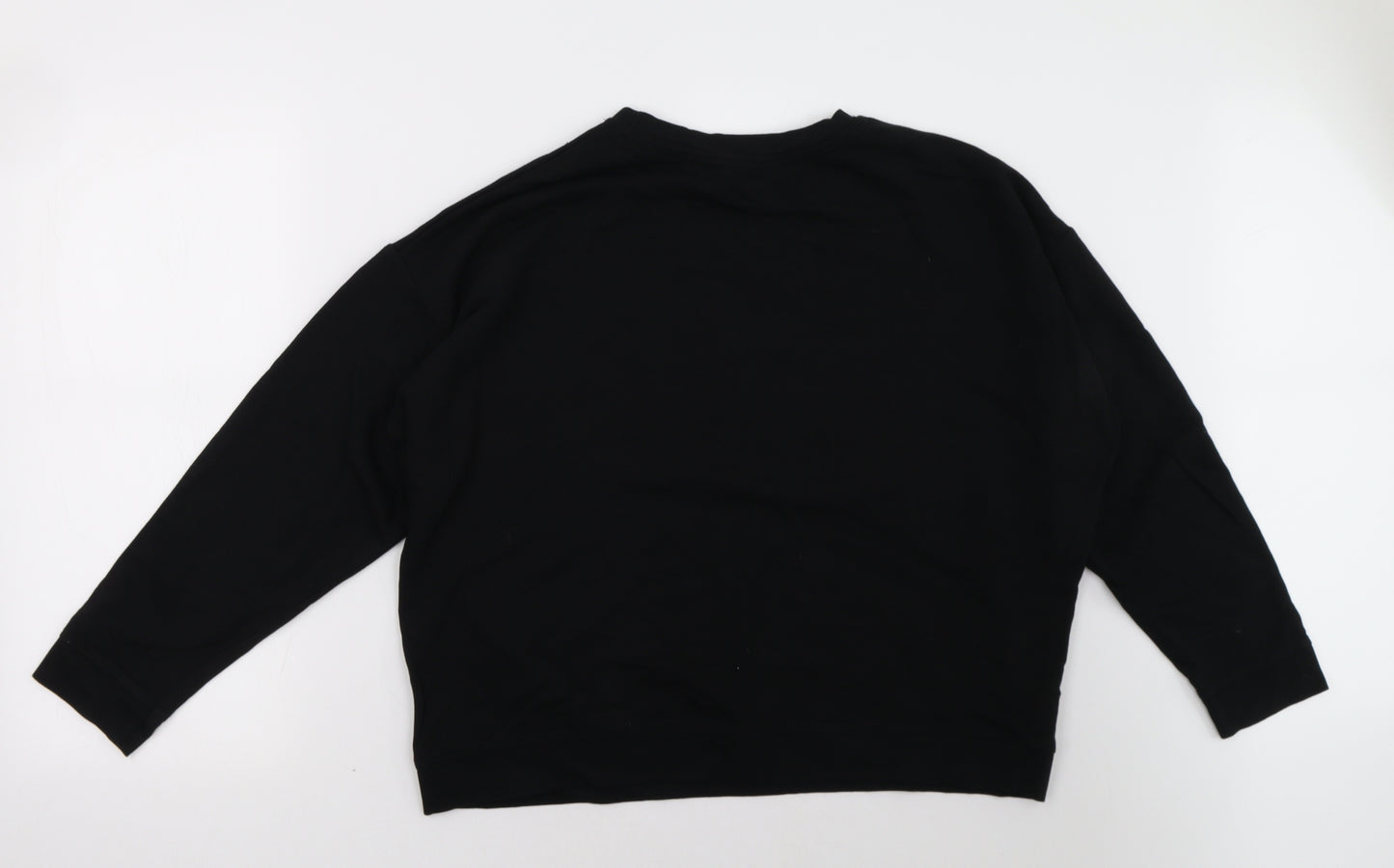 New Look Womens Black   Pullover Sweatshirt Size L