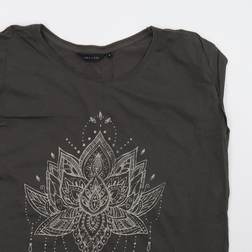 New Look Womens Grey   Basic T-Shirt Size 18