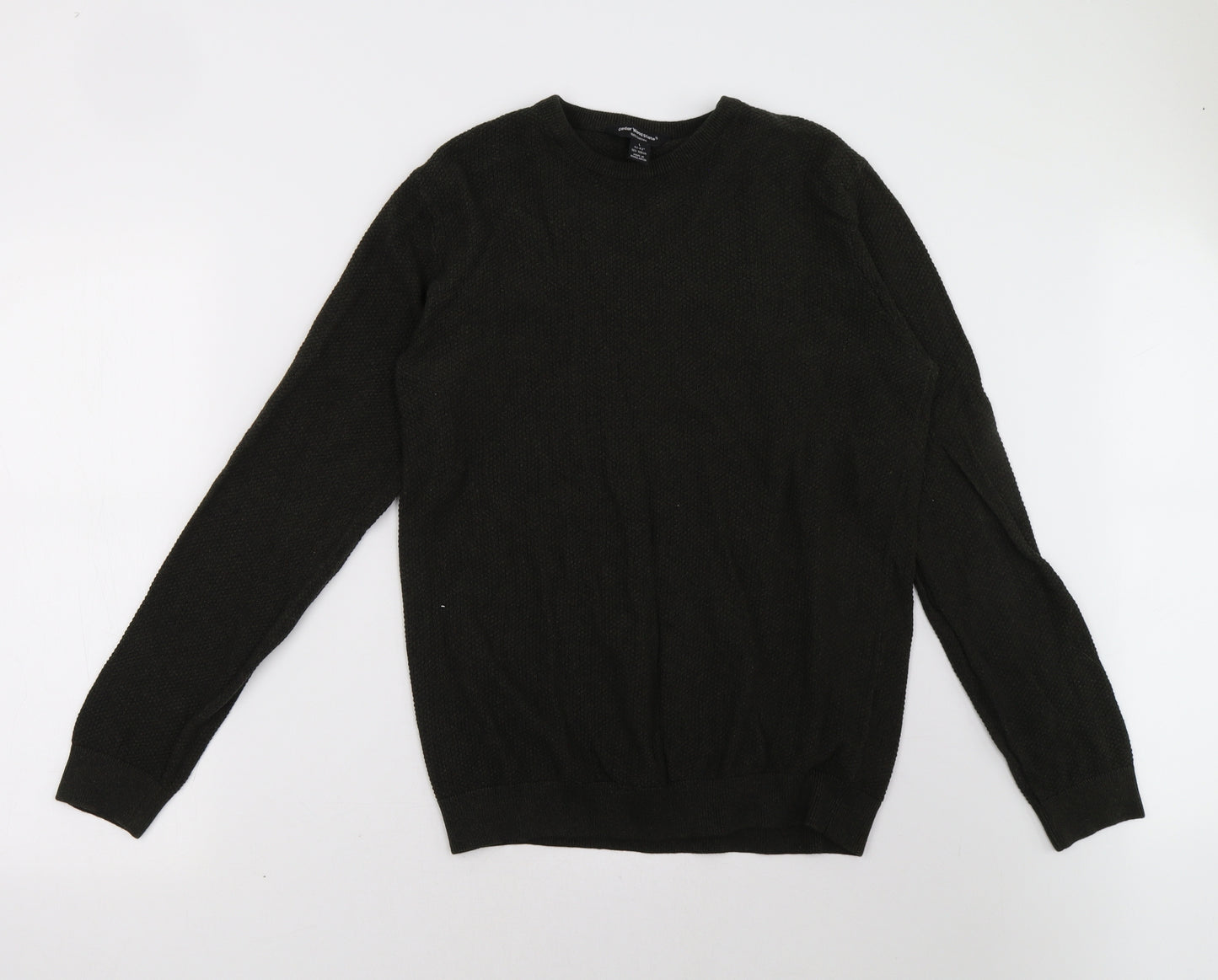 Cedar Wood State Mens Green   Pullover Sweatshirt Size L