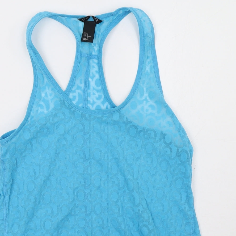 H&M Womens Blue   Basic Tank Size S