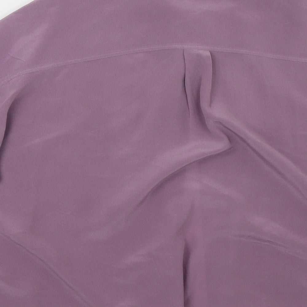Marks and Spencer Womens Purple   Basic Button-Up Size 12