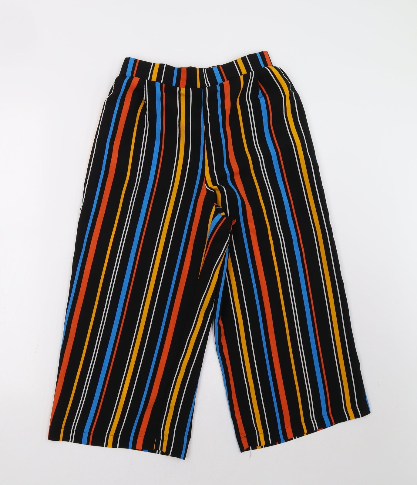 New Look Girls Black Striped   Trousers Size 13 Years