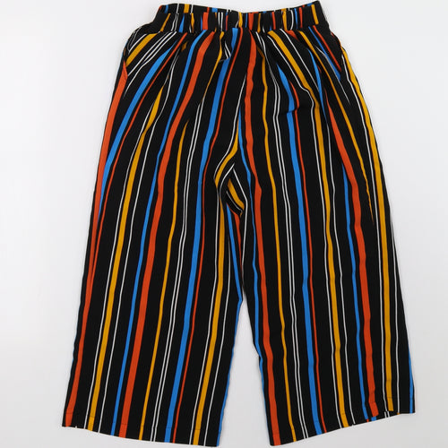 New Look Girls Black Striped   Trousers Size 13 Years