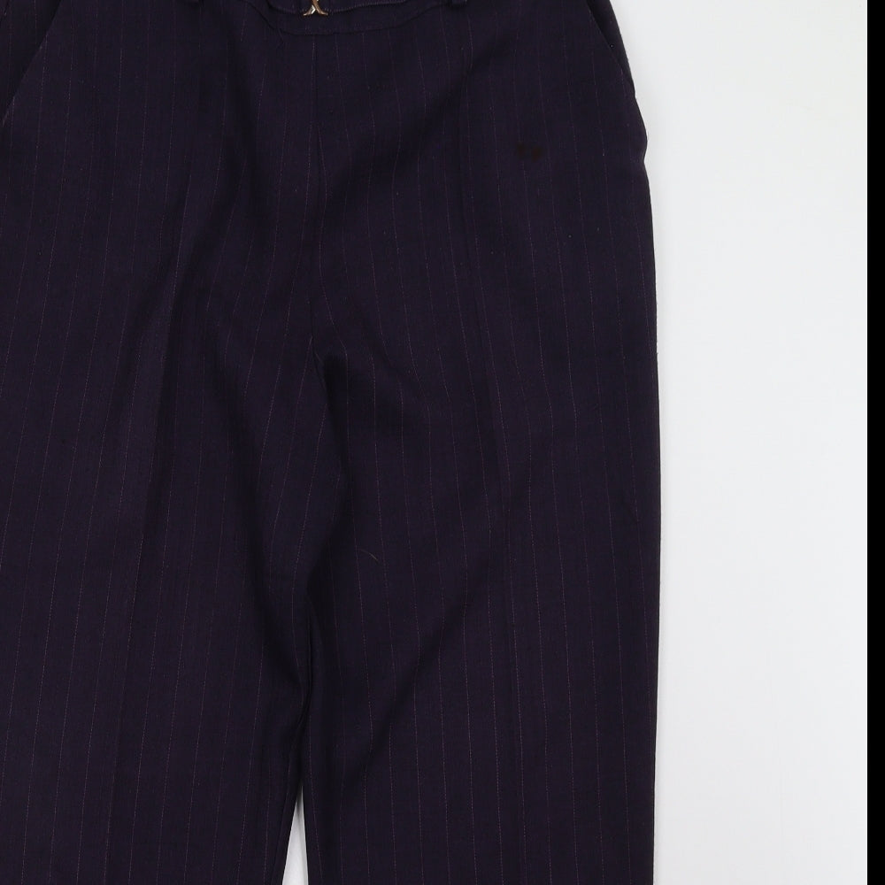 Marks and Spencer Womens Purple   Trousers  Size 16 L28 in