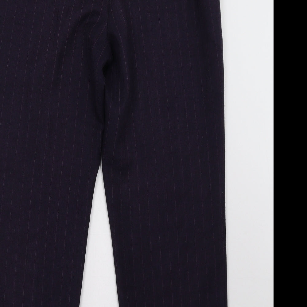 Marks and Spencer Womens Purple   Trousers  Size 16 L28 in