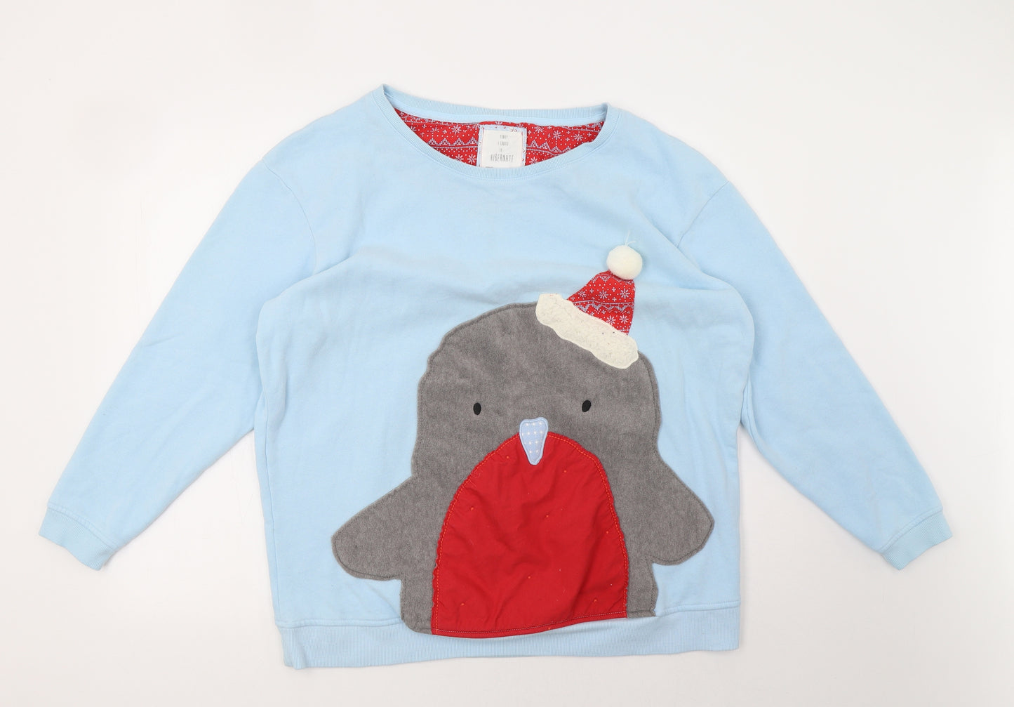 NEXT Mens Blue   Pullover Sweatshirt Size L  - Christmas