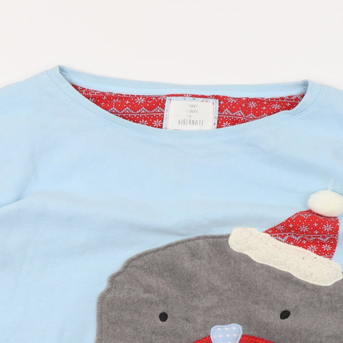 NEXT Mens Blue   Pullover Sweatshirt Size L  - Christmas