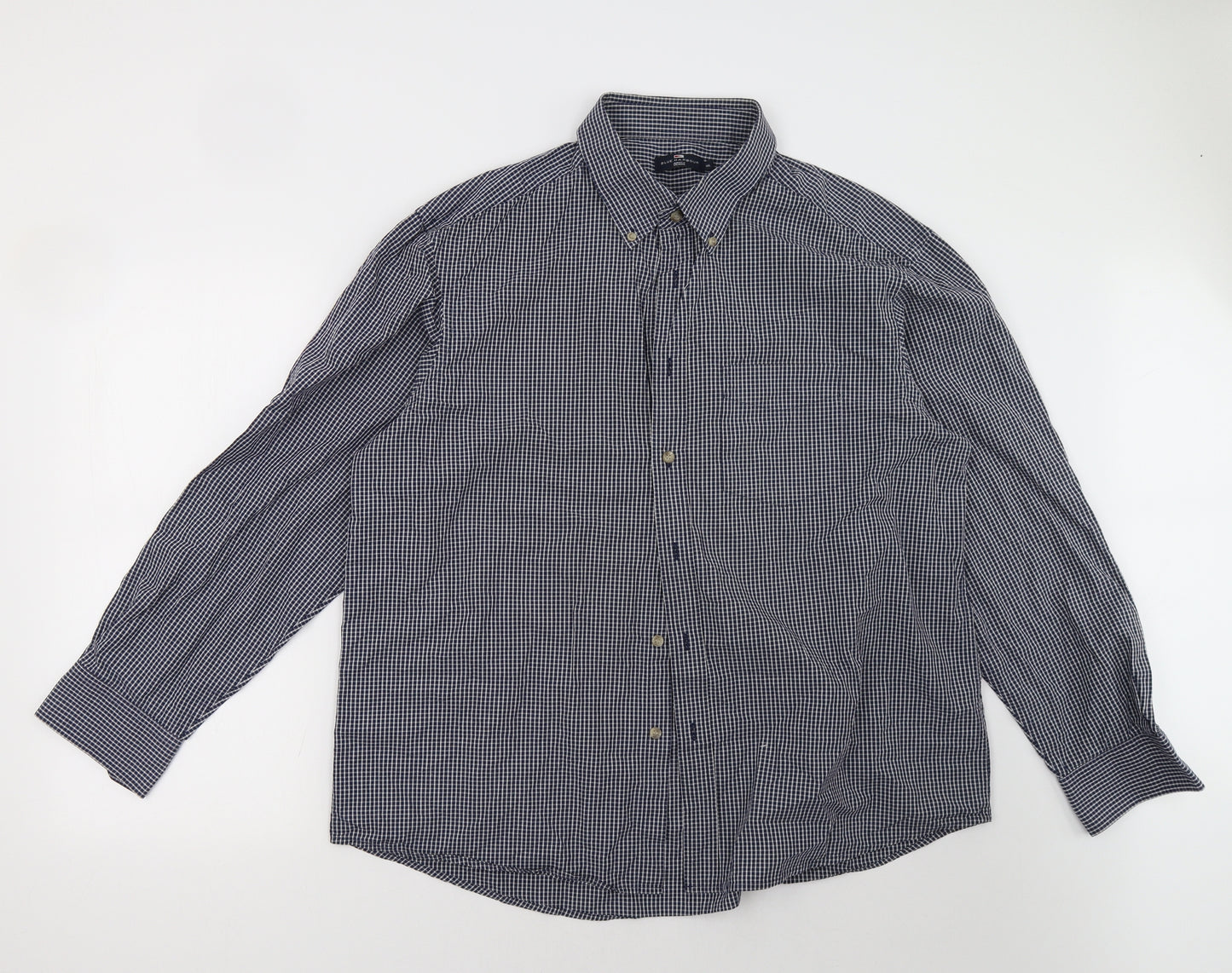 Marks and Spencer Mens Blue    Button-Up Size 2XL