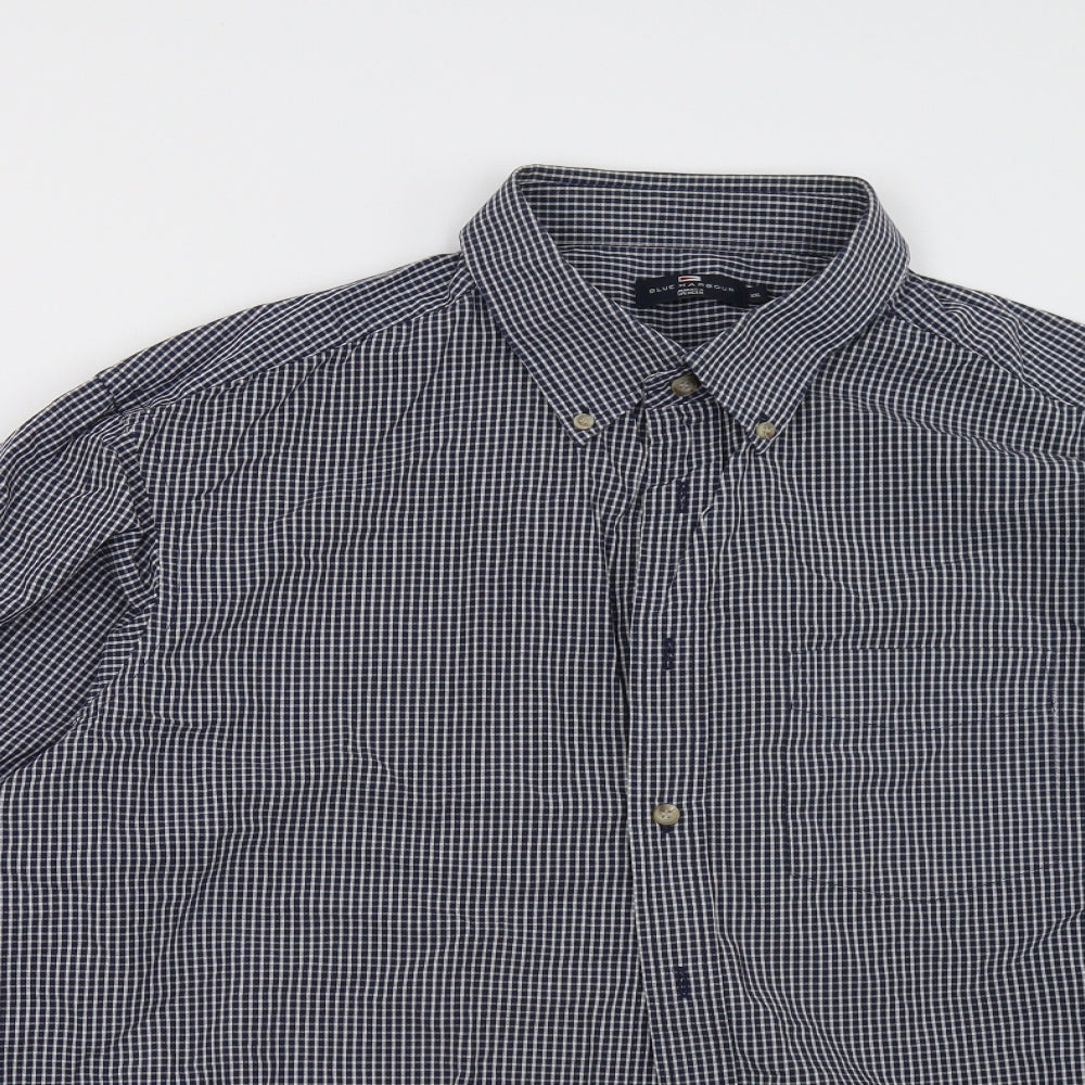Marks and Spencer Mens Blue    Button-Up Size 2XL