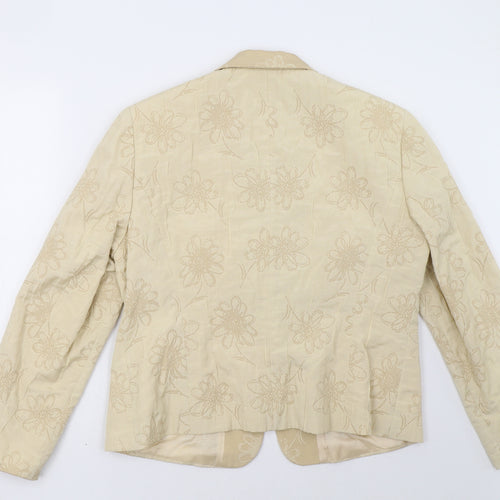 Gerry Weber Womens Beige   Jacket Blazer Size 16