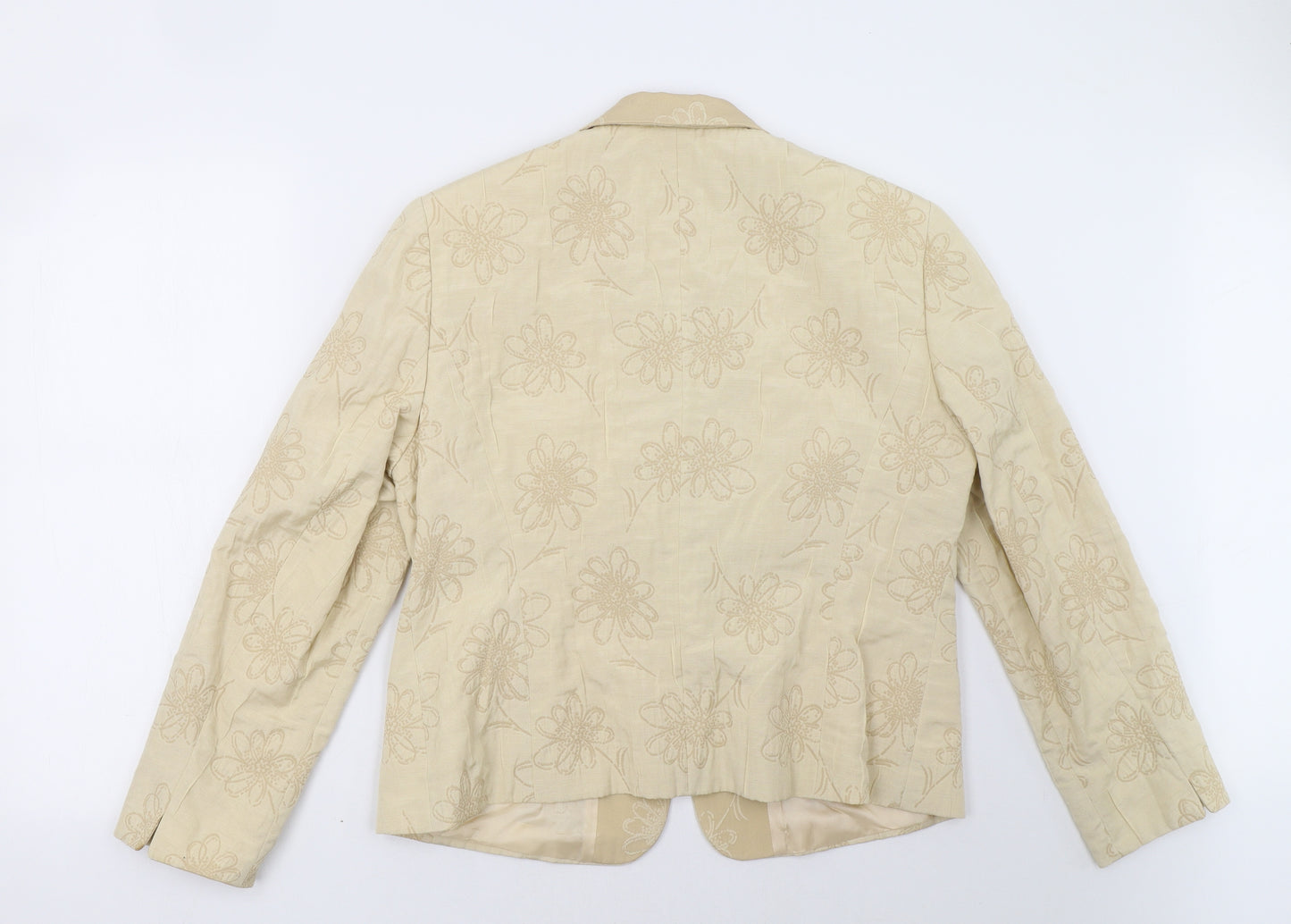 Gerry Weber Womens Beige   Jacket Blazer Size 16