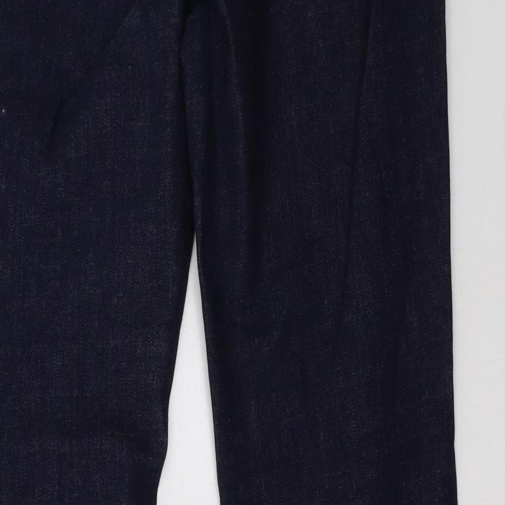 NEXT Womens Blue   Wide-Leg Jeans Size 12 L34 in