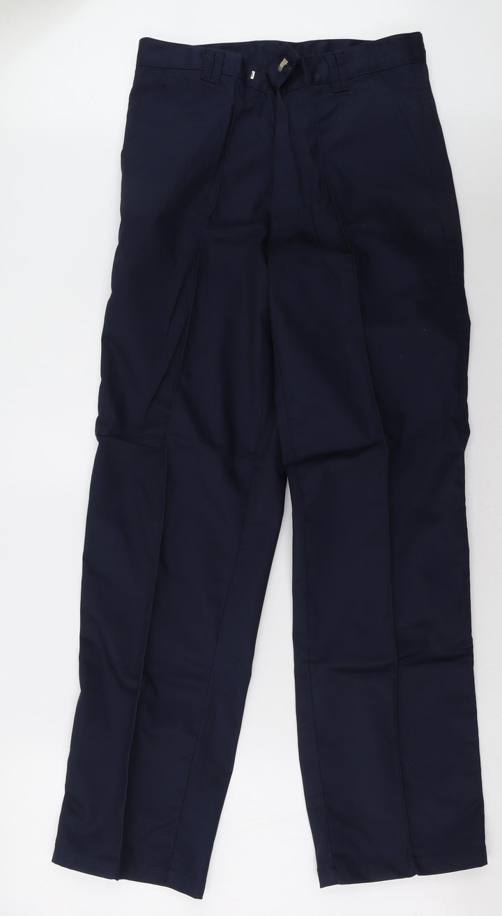 Uneek Mens Blue Trousers Size 30 L32 in