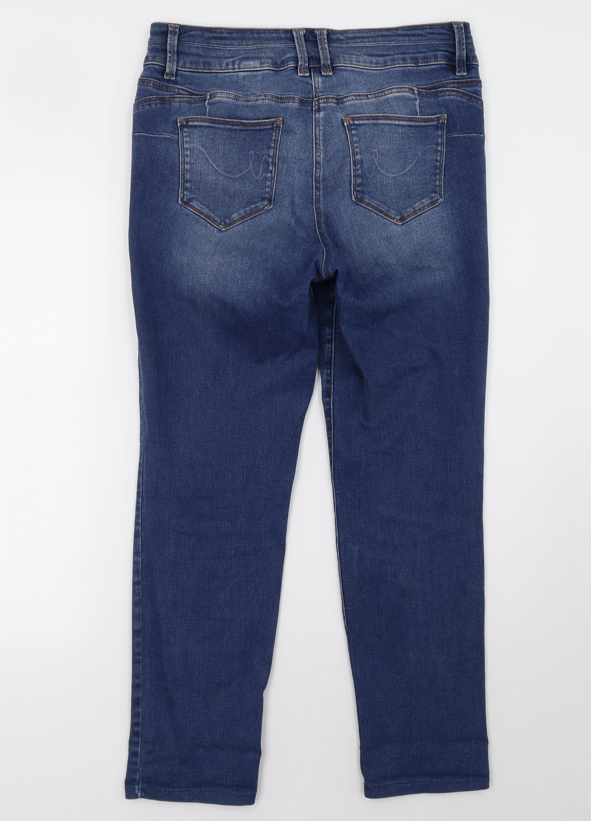 NEXT Womens Blue   Straight Jeans Size 14 L30 in