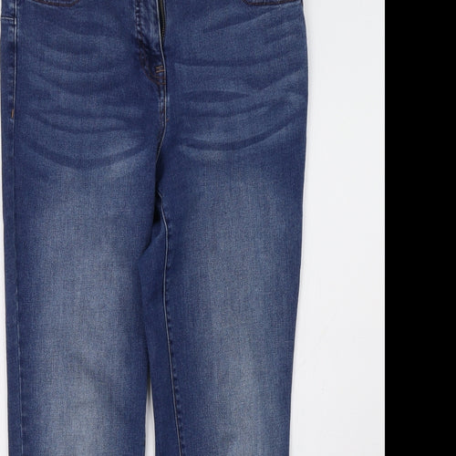 NEXT Womens Blue   Straight Jeans Size 14 L30 in