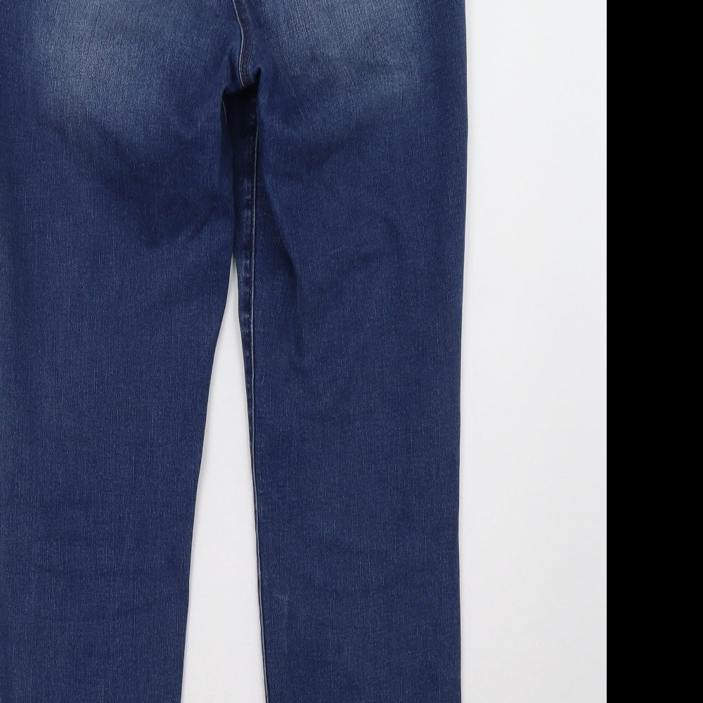 NEXT Womens Blue   Straight Jeans Size 14 L30 in