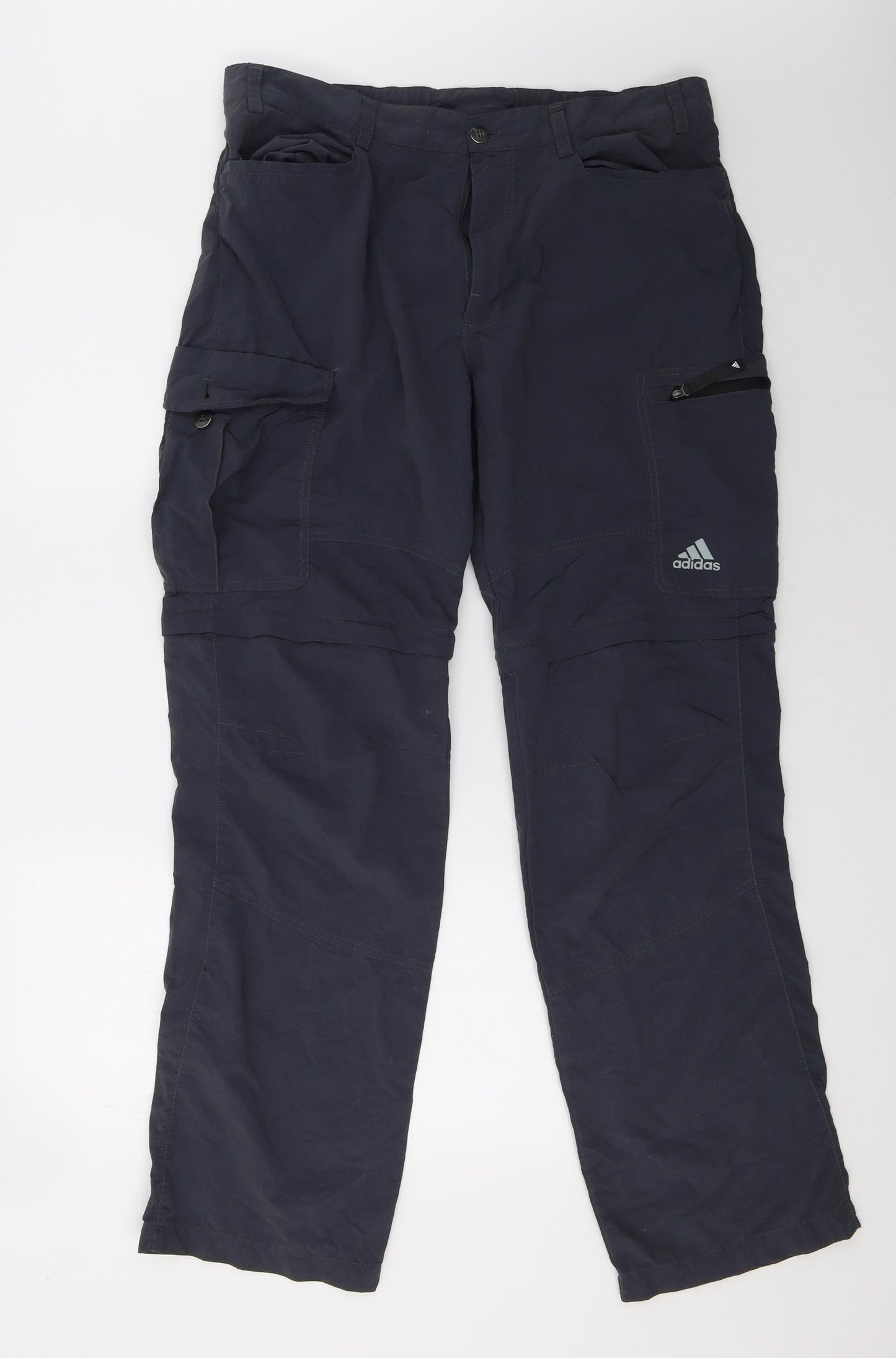 adidas Mens Grey   Trousers  Size 38 L32 in