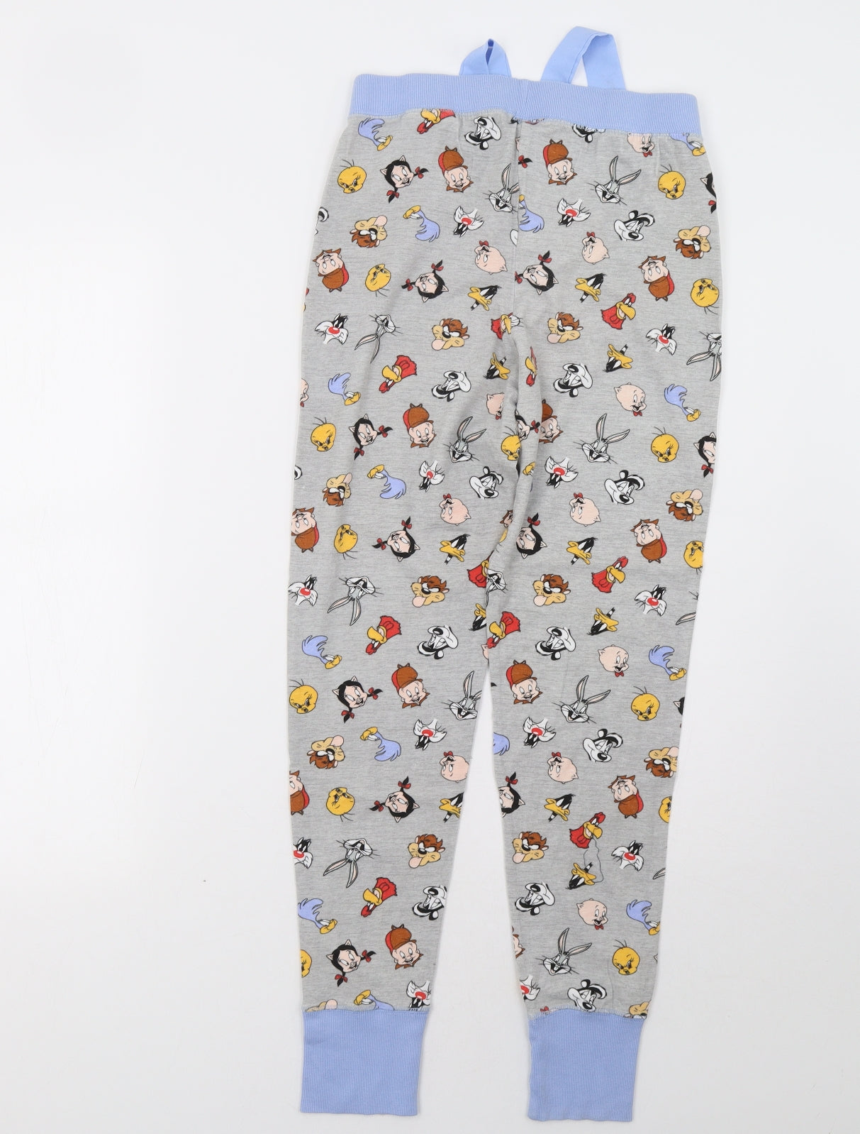 Primark Womens Grey Polka Dot   Pyjama Pants Size 12  - Looney tunes