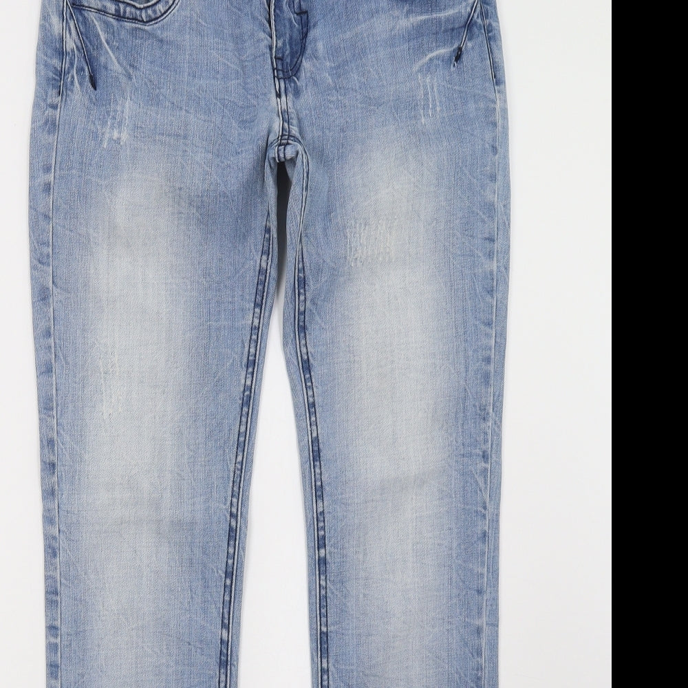 Crafted Womens Blue   Straight Jeans Size 12 L32 in