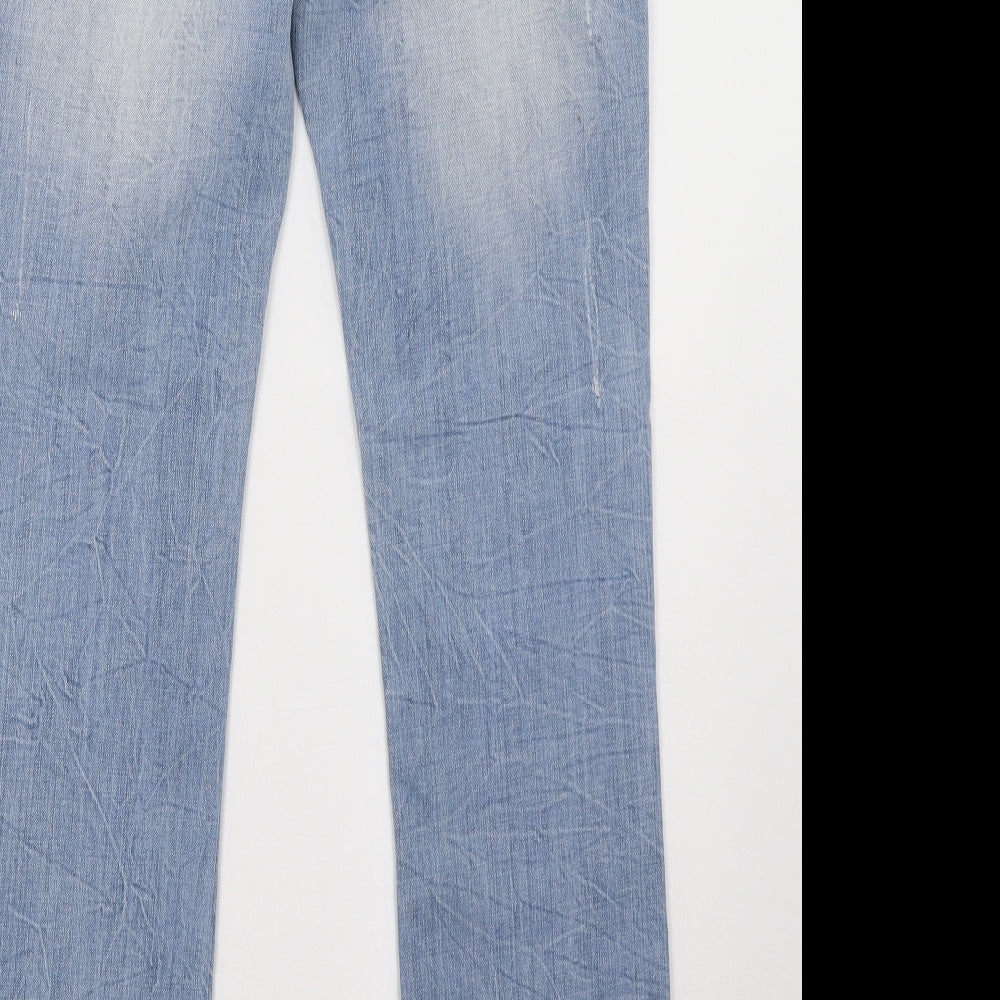 Crafted Womens Blue   Straight Jeans Size 12 L32 in