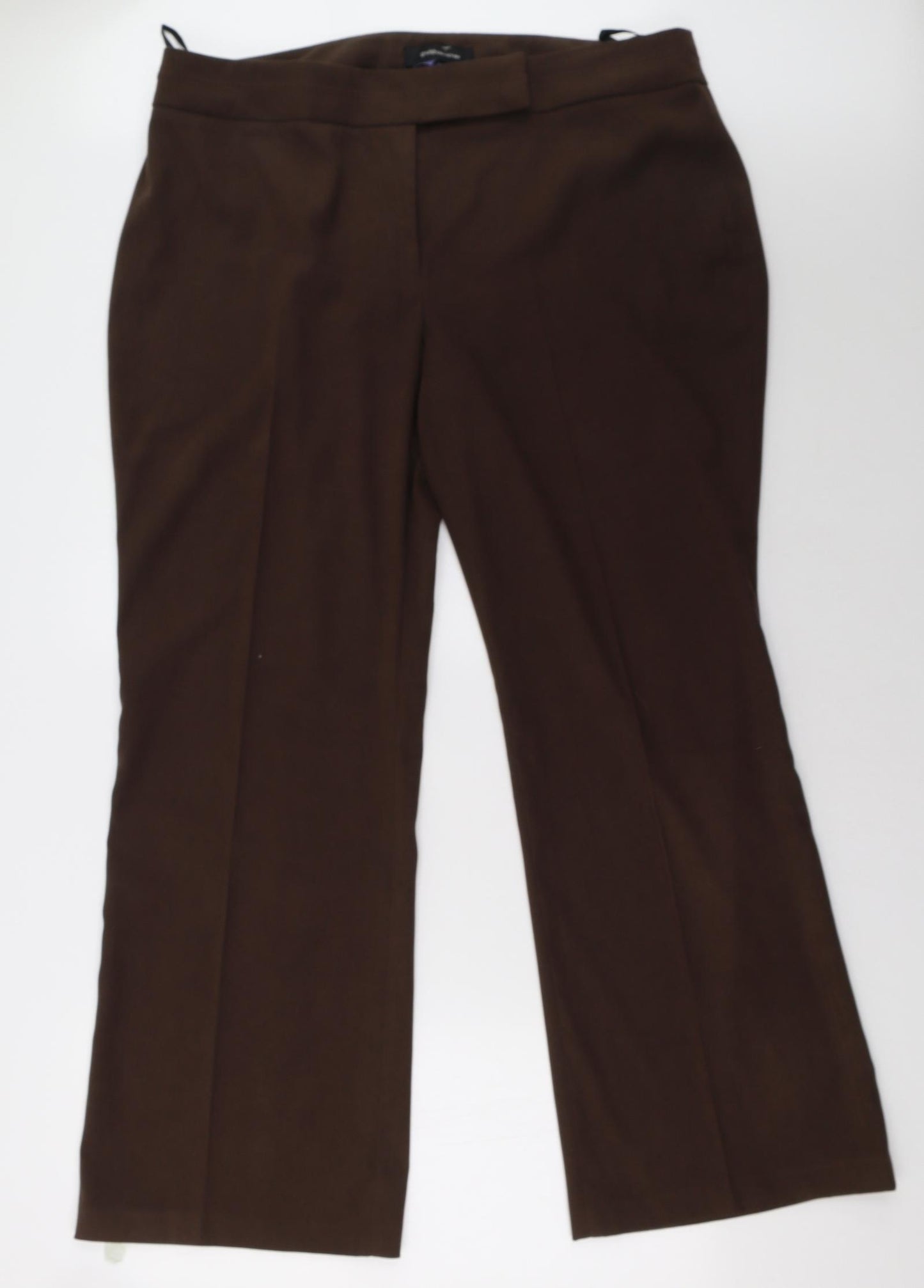 evie Womens Brown   Trousers  Size 20 L34 in