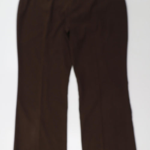 evie Womens Brown   Trousers  Size 20 L34 in