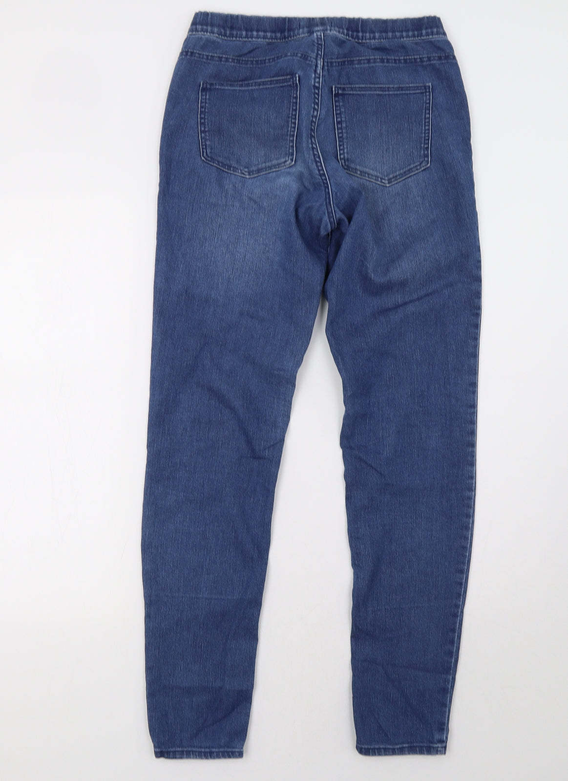 H&M Womens Blue   Jegging Trousers Size 10 L32 in