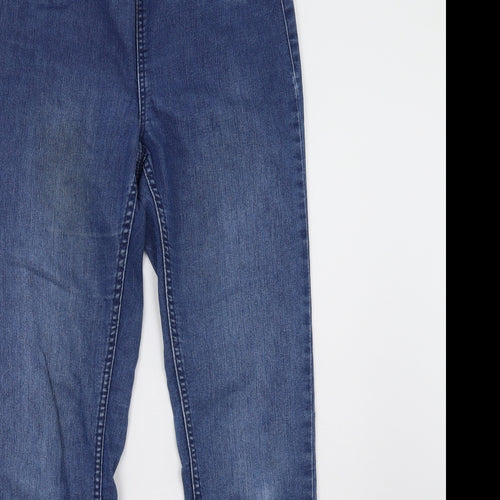 H&M Womens Blue   Jegging Trousers Size 10 L32 in