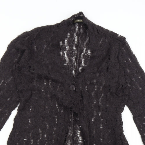 Sandwich Womens Brown  Knit Cardigan Jumper Size M