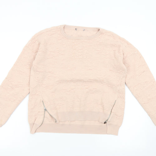 M&S Womens Pink   Pullover Sweatshirt Size 12