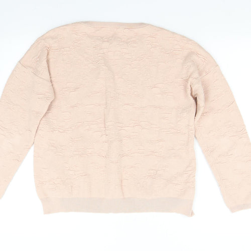 M&S Womens Pink   Pullover Sweatshirt Size 12