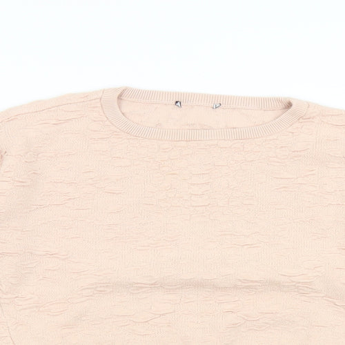 M&S Womens Pink   Pullover Sweatshirt Size 12