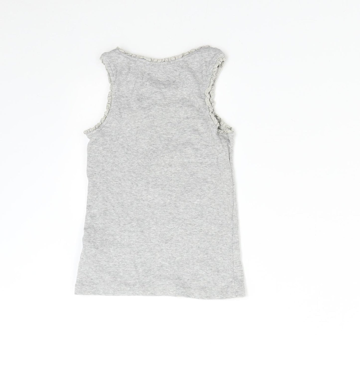 NEXT Girls Grey   Basic T-Shirt Size 4 Years