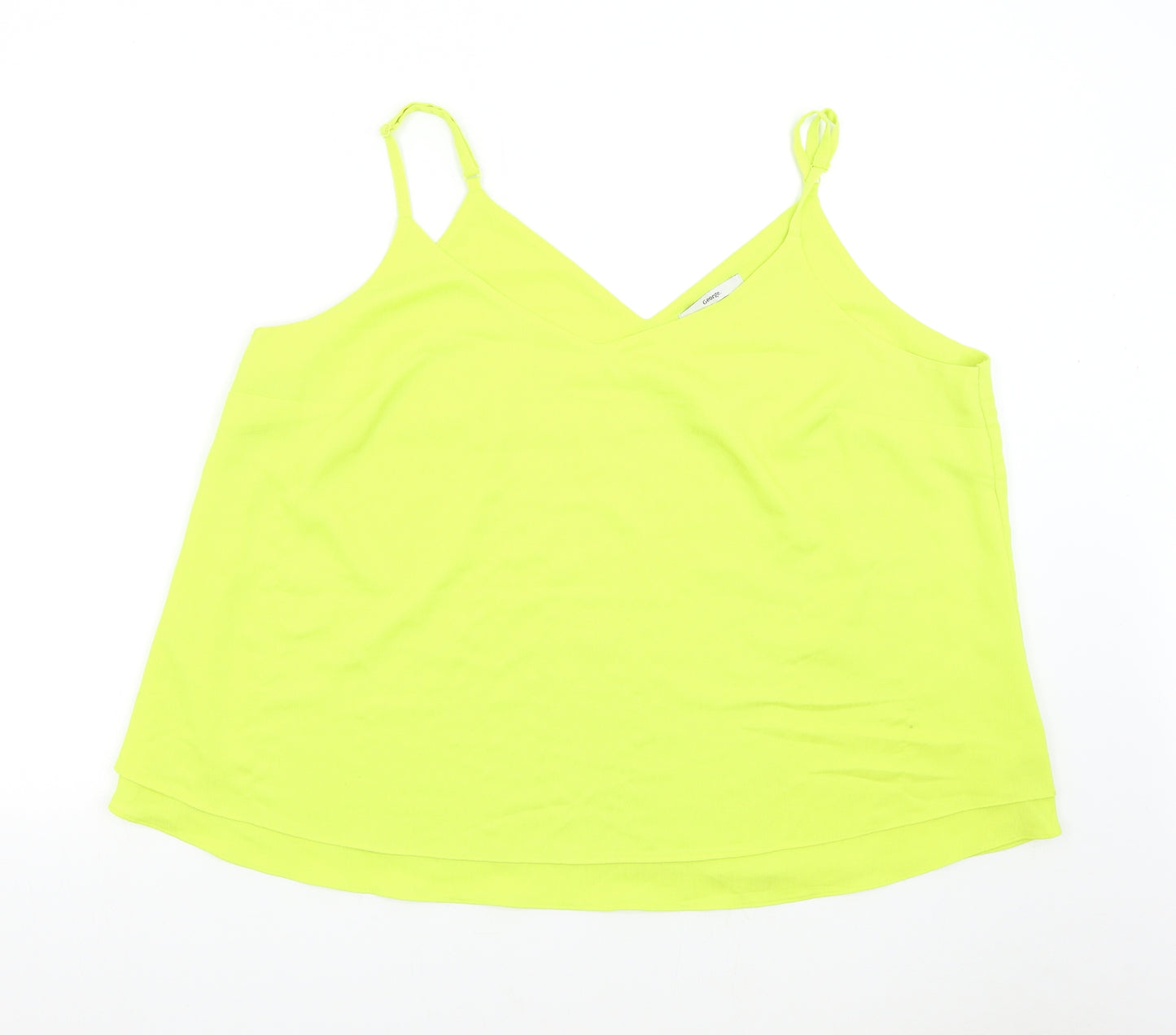 George Womens Green   Camisole Tank Size 22