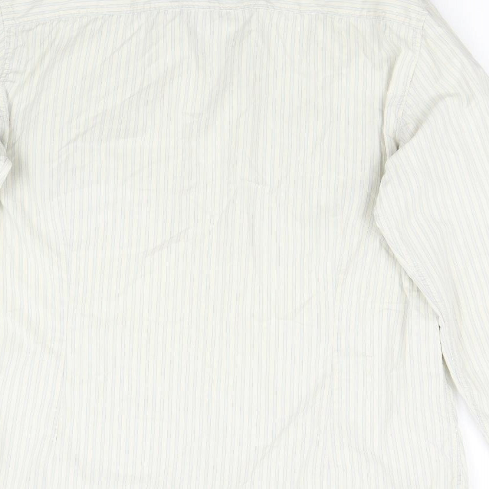 NEXT Mens Multicoloured Striped   Button-Up Size M