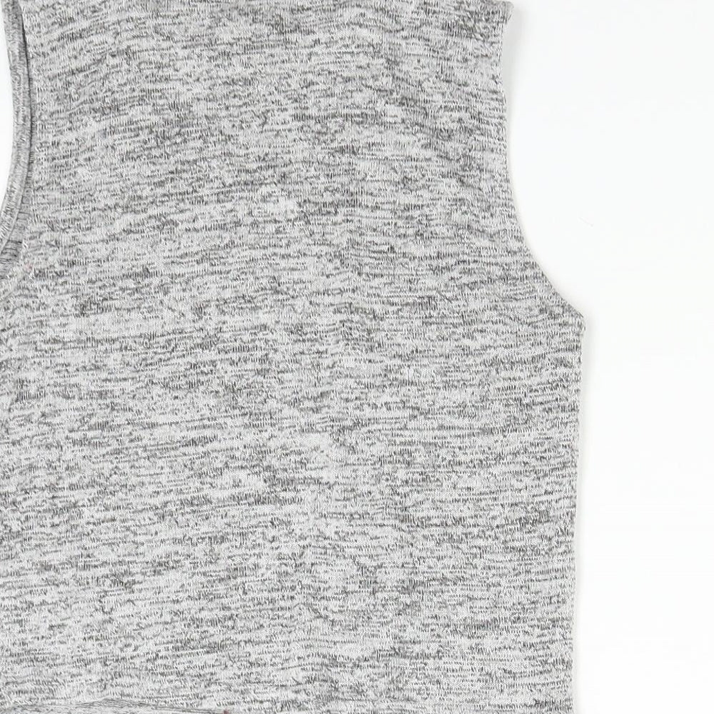 Miss Selfridge Womens Grey   Basic Tank Size 6