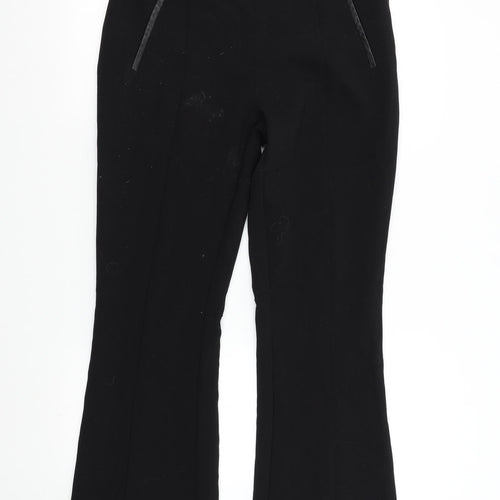 H&M Womens Black   Trousers  Size 12 L31 in
