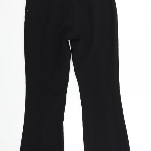 H&M Womens Black   Trousers  Size 12 L31 in