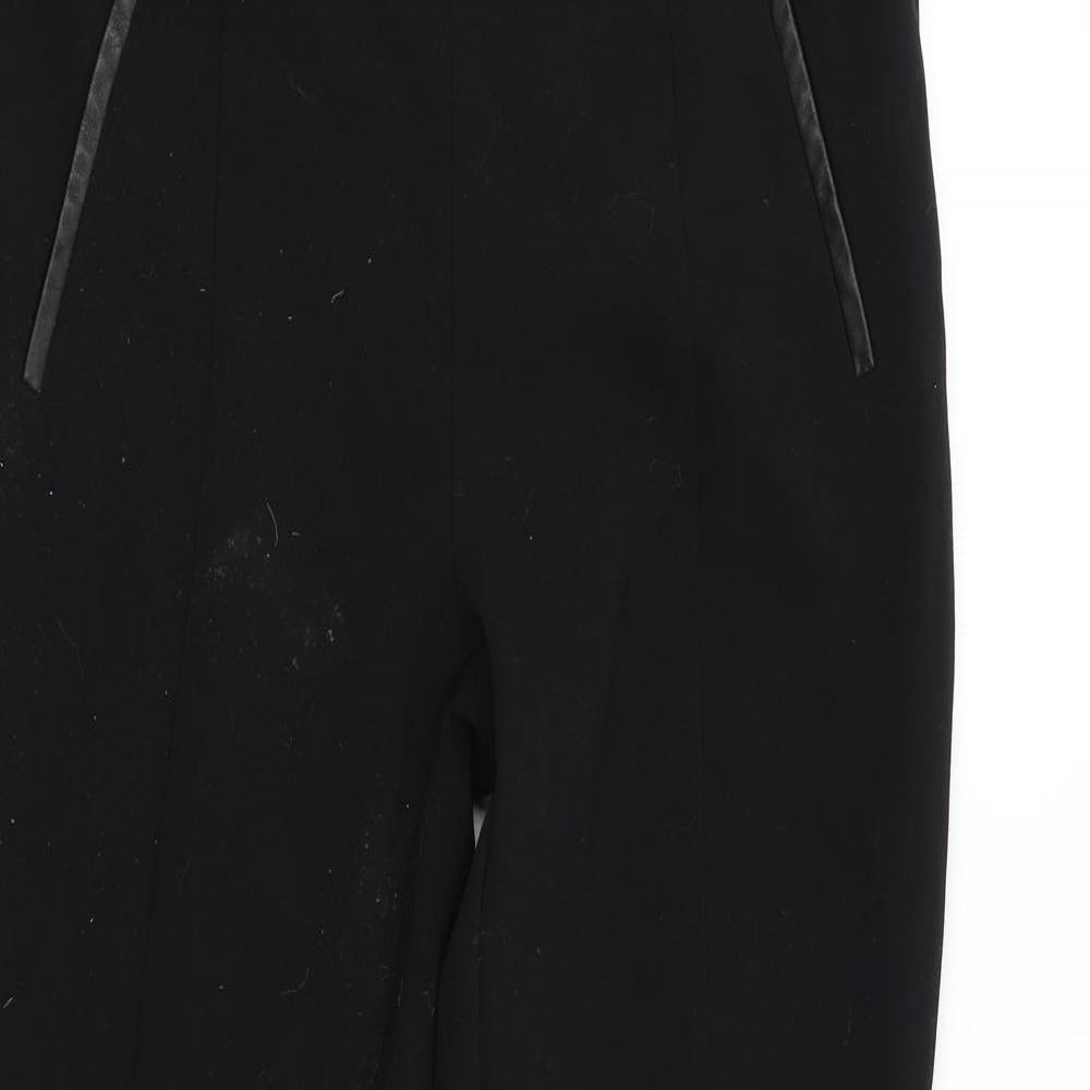 H&M Womens Black   Trousers  Size 12 L31 in