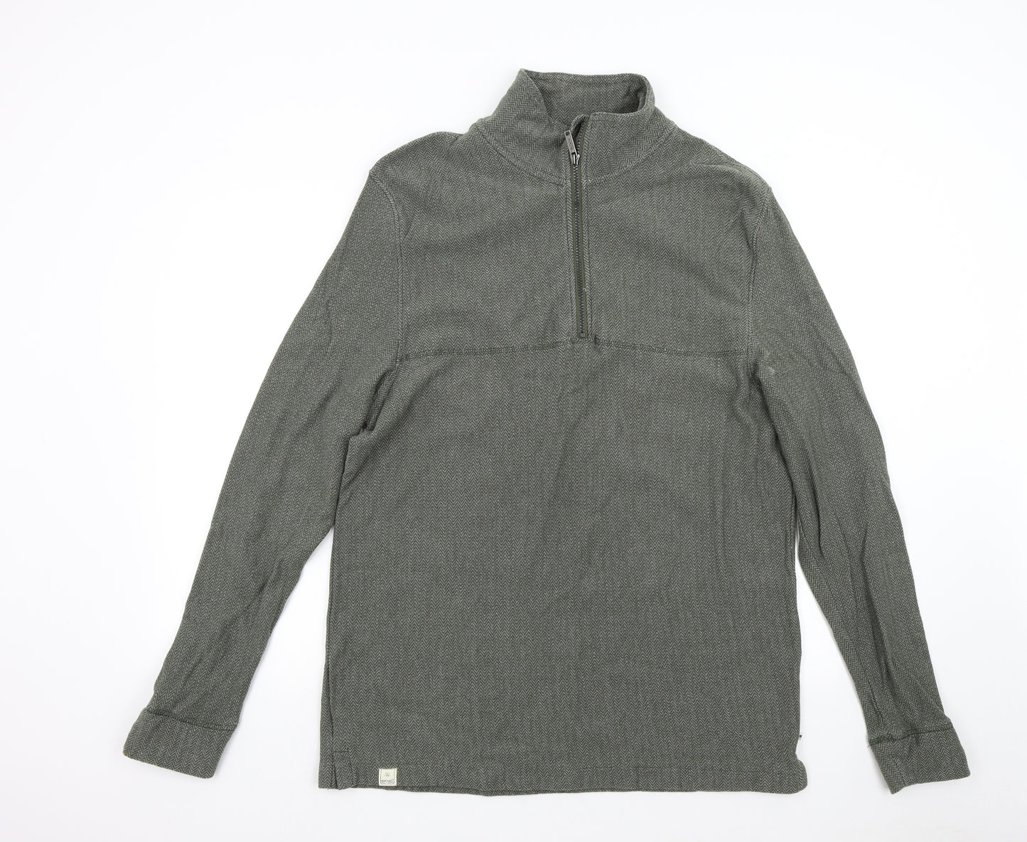 Regatta Mens Green   Henley Sweatshirt Size 2XL