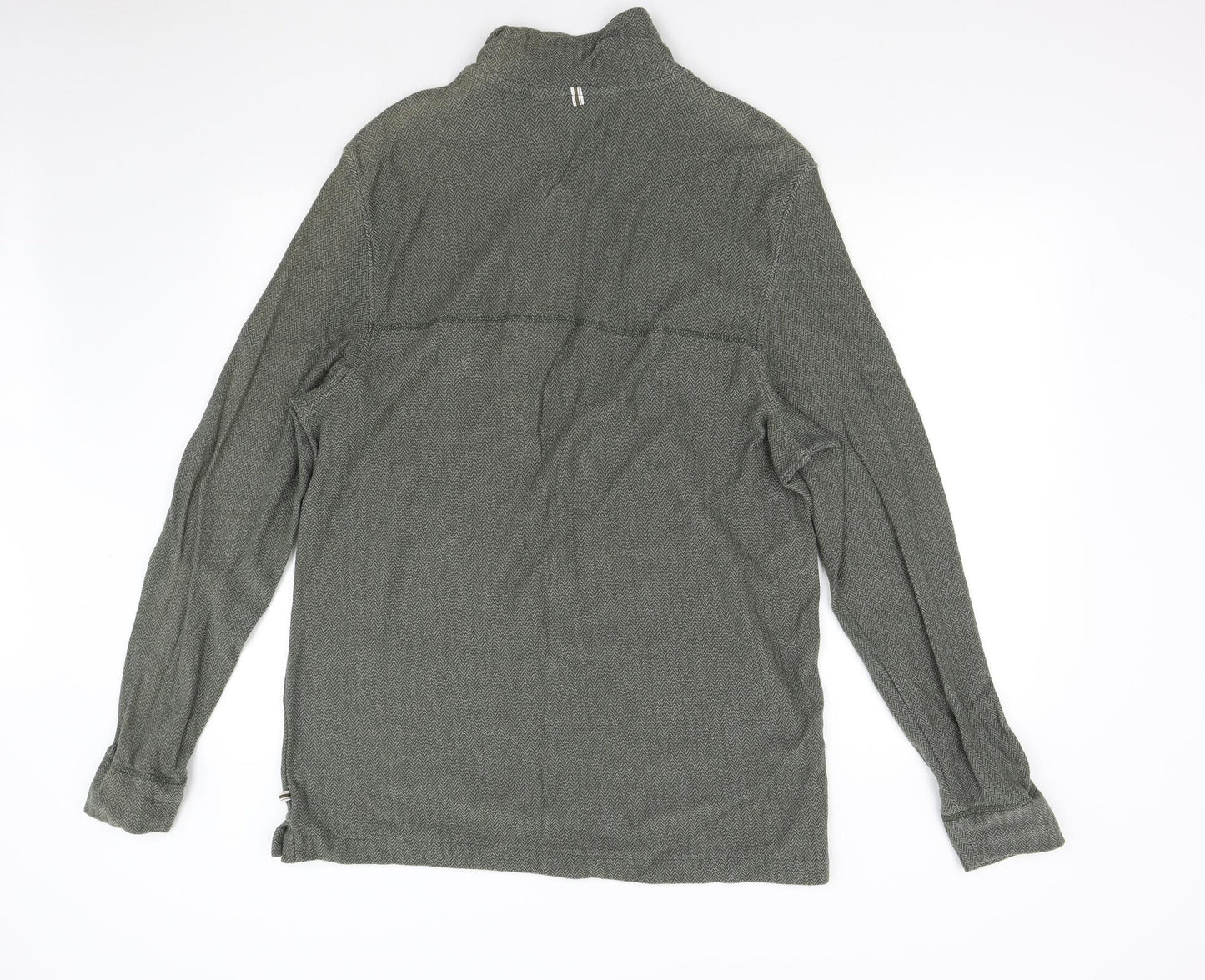 Regatta Mens Green   Henley Sweatshirt Size 2XL