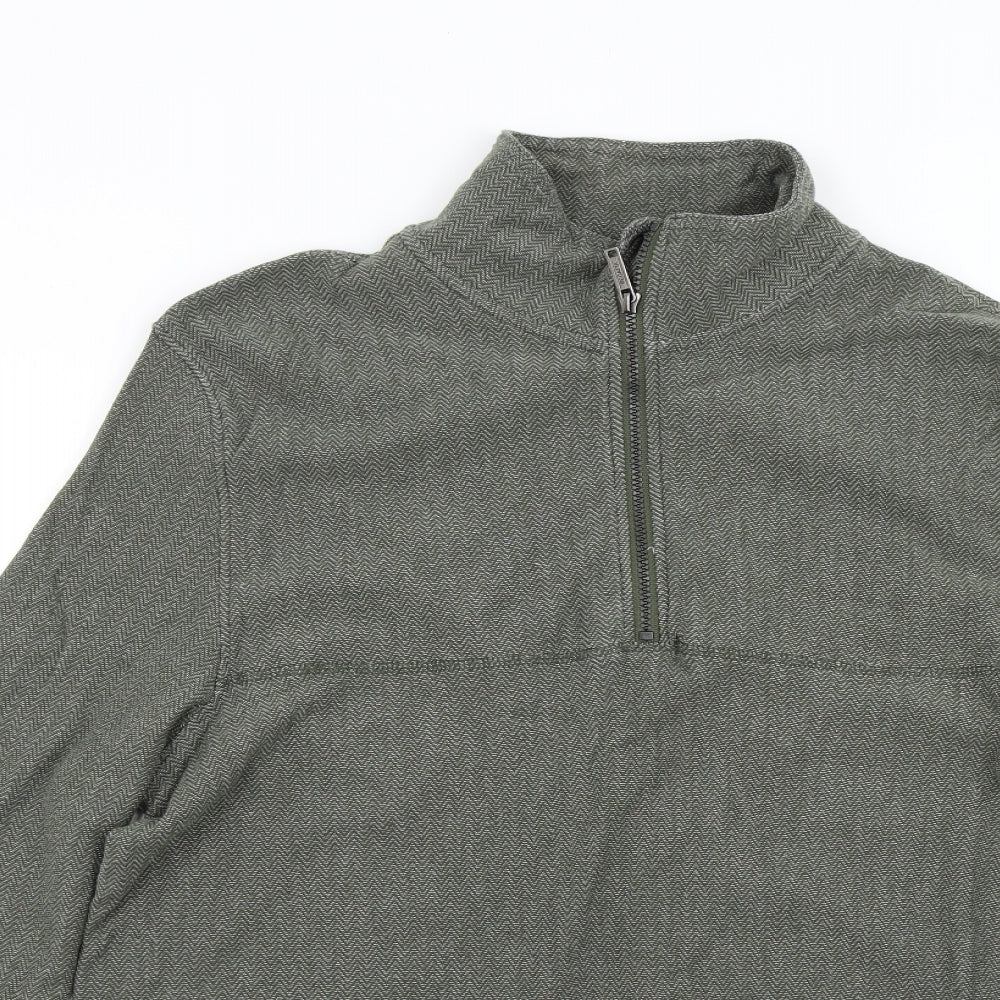 Regatta Mens Green   Henley Sweatshirt Size 2XL