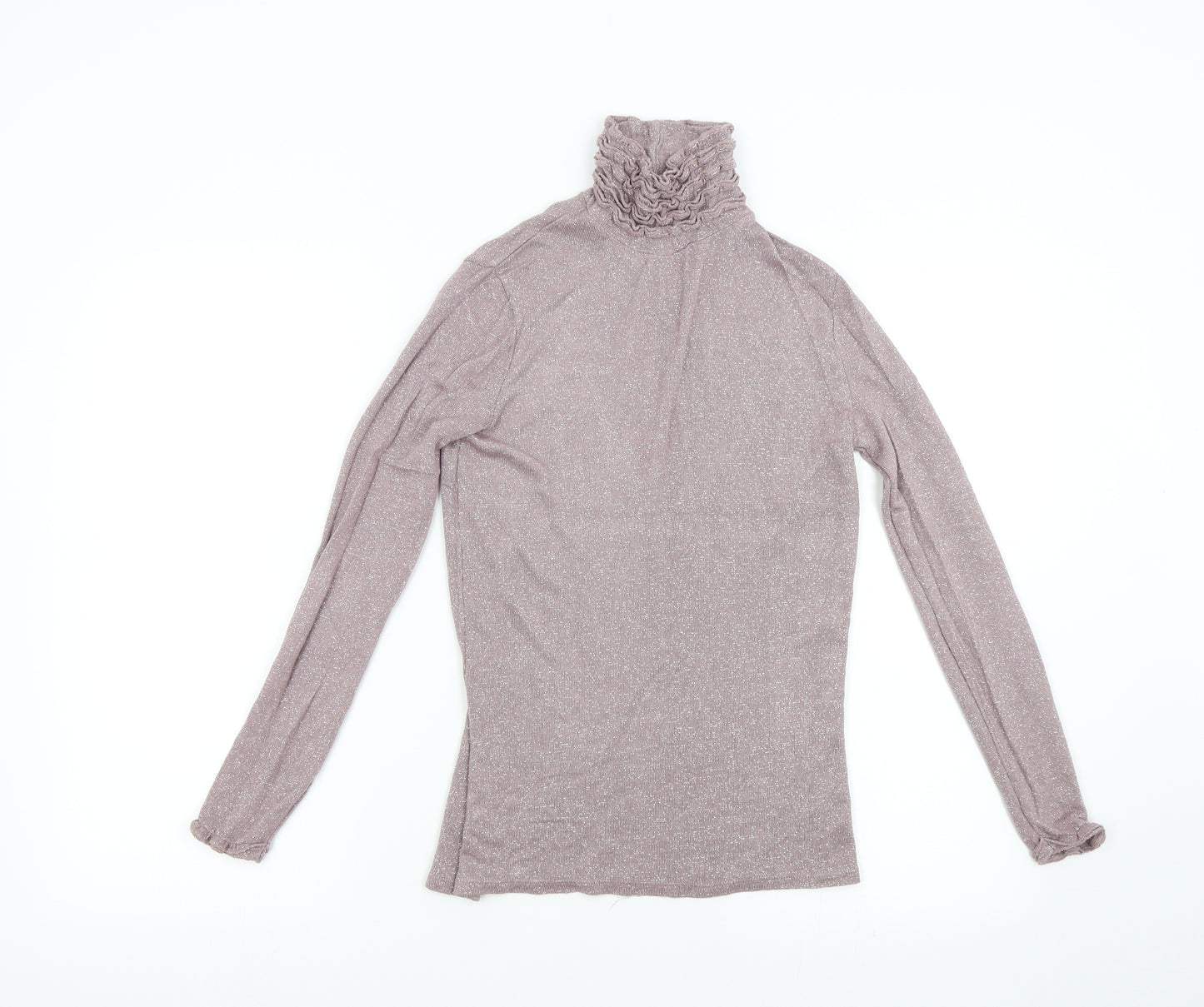Preworn Womens Pink  Knit Pullover Jumper Size S