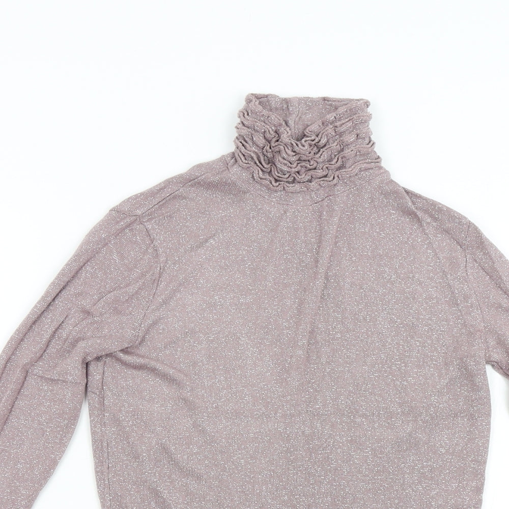 Preworn Womens Pink  Knit Pullover Jumper Size S