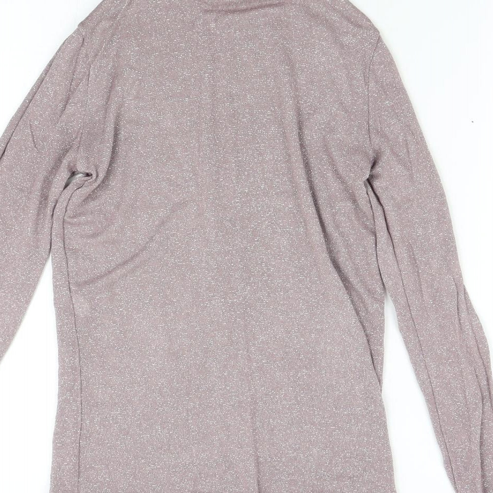 Preworn Womens Pink  Knit Pullover Jumper Size S