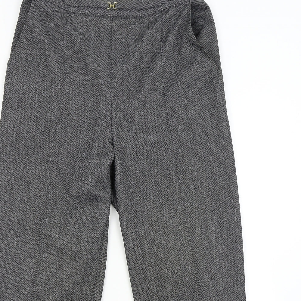 M&S Womens Grey   Trousers  Size 16 L27 in