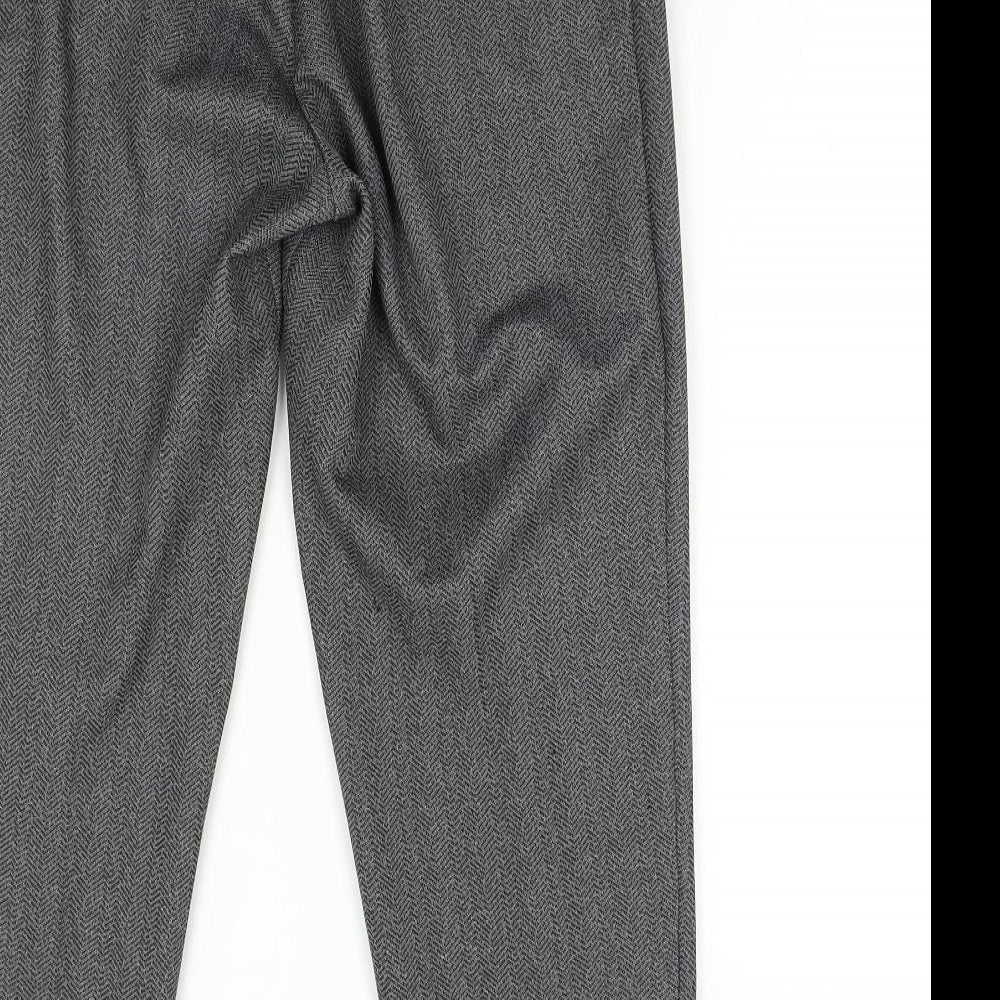 M&S Womens Grey   Trousers  Size 16 L27 in